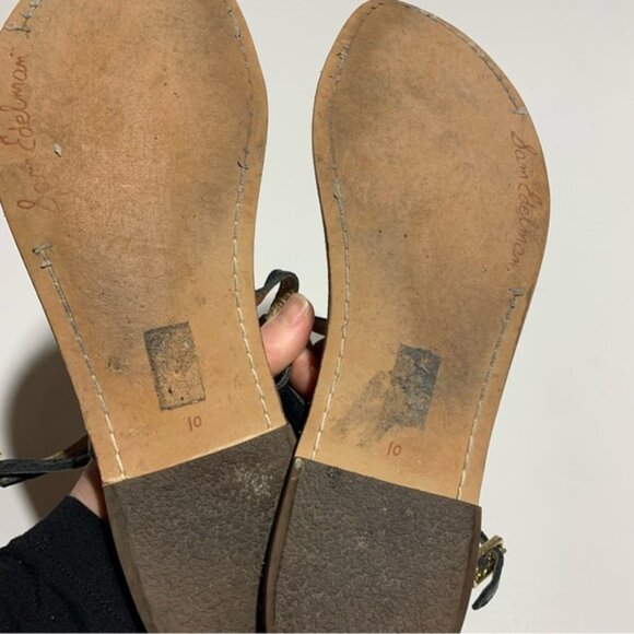 Sam Edelman Black Beaded Sandals - Picture 4 of 5